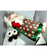 VTG Telco Sleeping Santa Motion-ettes Animated Snoring Whistling w/ Box ... - £85.54 GBP