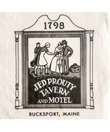 1960s Jed Prouty Tavern Inn Motel Napkin Unused Bucksport Maine Vintage ... - $41.35 CAD