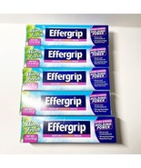 LOT Of 5 Effergrip Minty Fresh Denture Adhesive Cream 1.5oz NEW - $49.93