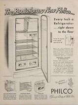 1949 Print Ad Philco Full Length Refrigerators with Freezer Lockers  - $20.68