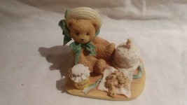 1991 Cherished Teddies Anna &quot;Hooray for You&quot; Figurine - £6.07 GBP