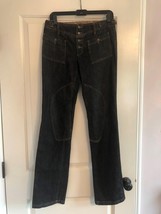 ETRO Wide Leg Button Fly Front Denim Riding Jeans SZ EU 42/ US 8 - £96.10 GBP