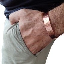 100% Pure Copper Bracelet Heavy Hand Made Healing Unisex Men Women 35gr ... - €24,39 EUR