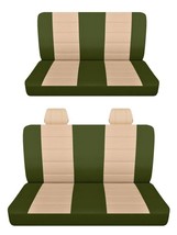 Fits 1973 Chevrolet Chevelle  4door sedan Front and Rear bench seat covers - $139.89
