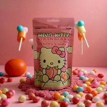 Hello Kitty Chewy Strawberry Soft Candy, 50g - Free Shipping ! - $8.86