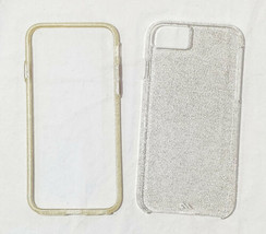 NEW Case-Mate Naked Tough﻿ Sheer Glam Case for iPhone 6 6s 7 Clear Champagne - £4.62 GBP