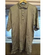 Descente International Collection XL Polo Shirt Logo 65/2 Egyptian Cotto... - $39.37 CAD