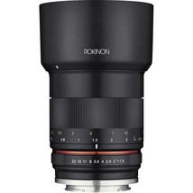 Rokinon 85mm f/1.8 Manual Focus Lens for Sony E Mount Nex Series Cameras - Black - £492.58 GBP