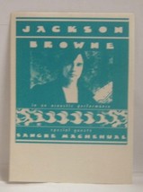 JACKSON BROWNE - VINTAGE ORIGINAL CLOTH CONCERT TOUR BACKSTAGE PASS - $10.00