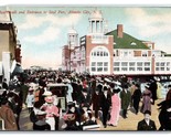 Steel Pier and Boardwalk Atlantic City New Jersey NJ 1909 Postcard P23 - £3.11 GBP