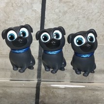 Disney Puppy Dog Pals Bingo Figure Lot Of 3 Matching 1.75” PVC Cake Topper Toys - £9.38 GBP