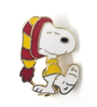 Peanuts Snoopy Knit Stocking Cap Enamel Pin 1958 United Feature Syndicate Aviva - £12.76 GBP