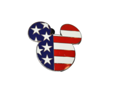 Disney Official Trading Pin 2000 Celebration  Patriotic USA Mickey Shape... - £11.47 GBP