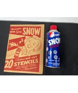 Vintage Christmas Santa Can of Snow + Stencils with Howdy Doody - $34.19 CAD