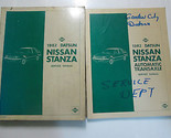 1982 Datsun Nissan Stanza Servizio Riparazione Negozio Manuale Set Facto... - $17.55