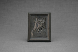 French Bulldog Pet Urn  - Dark Matte | Ceramic | Handmade - £171.86 GBP+