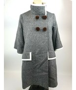 Cloak and Dagger Sz 4 Blazer Swing Coat Tweed Wool Jacket USA Japanese C... - $810.19 MXN