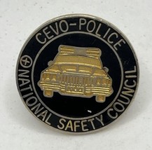 CEVO Police National Safety Council Law Enforcement Enamel Lapel Hat Pin - $11.95