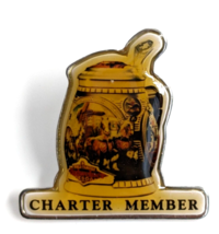 VTG Anheuser-Busch Budweiser Clydesda Beer Stein Charter Member Pin Advertise - £6.95 GBP