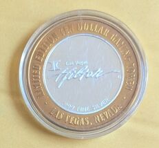 Las Vegas Hilton 24th Century Ltd Edtn Ten Dollar Gaming Token .999 Fine... - €30,01 EUR