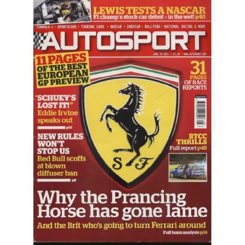 AUTOSPORT MAGAZINE - June 23 2011 - $3.42