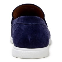 Belvedere Men's Walking Shoes Penny Loafer Niko Navy Suede Leather image 5