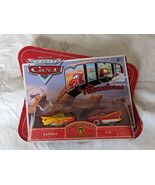 Disney Cars Mini Adventures Red Ramone Flo Fire Department Toy Car Set NEW - $377.73 MXN