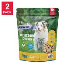 Freeze Dried Cat Dog Chicken Meat Treat Snacks Treats Doggie Training 2PKS 44OZ - $65.99