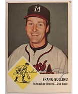 Frank Bolling Signed Autographed 1963 Fleer Baseball Card - Milwaukee Br... - $15.00