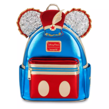 Loungefly Disney Dumbo Main Attraction Circus Foil Chrome Mini Backpack - £119.46 GBP