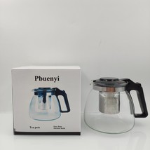 Pbuenyi Elegant Transparent Glass Teapot - Premium 33.8 fl oz Teapot a S... - $296.00 MXN