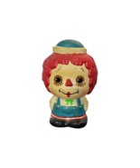 Vintage Raggedy Andy  Coin Bank  4.5&quot;  Made in Taiwan - $4.99