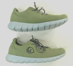 Giesswein Merino Runners Green Lace Up Wool Sneakers Mens Shoe Size EU 4... - £35.39 GBP