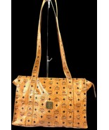 MCM Shoulder/Shopper Bag Visetos Pattern Monogram Leather Z2812 - $186.64