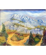 Oil Painting Original Provence France Mt Ste-Victoire 16x20 Signed David... - $127.00 CAD