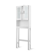 Over the Toilet Bathroom Storage Cabinet with Adjustable Shelf - Color: ... - $240.85 CAD
