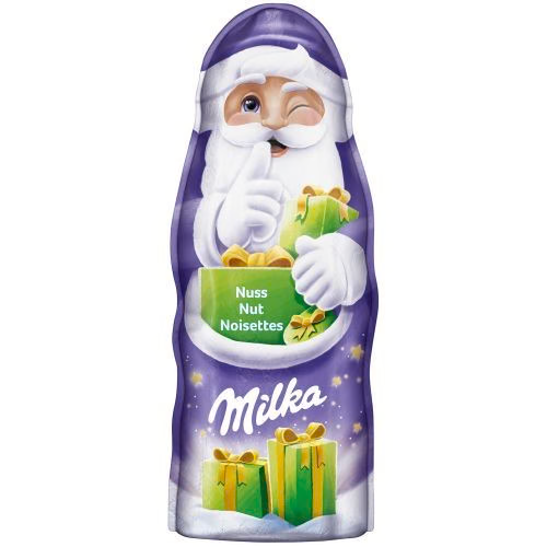 Milka chocolate Santa Father Christmas Hollow figurine NUT flavor 45g/1.58 oz