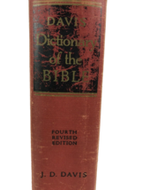 1961 Davis Dictionary of the Bible by John D. Davis 4th Revised Edition Hardback - £4.08 GBP