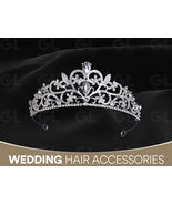 Princess Wedding Tiara, Bridal Tiara, Wedding Headband Tiara, Bridal Hea... - $26.22