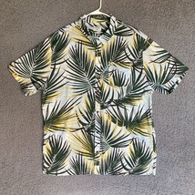 QUIKSILVER Shirt Adult XXL 2X Hawaiian Floral Button Up Camp Casual Outdoor Mens - £17.92 GBP