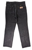 VTG 80s-90s Wrangler Cowboy Cut USA Jeans 34X30 Black Denim 936 WBK - £23.79 GBP