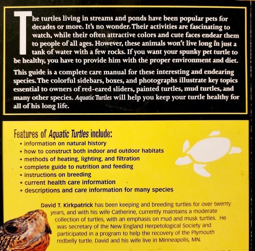 2006 Aquatic Turtles Pet Manual Sliders Cooters Maps David Kirkpatrick PB C83 Item image 3