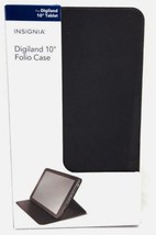 NEW Insignia DigiLand 10&quot; Tablet FOLIO Case Black Cover durable grip rugged tab - £5.23 GBP