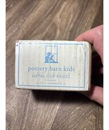Pottery Barn Kids 2" Curtain Round Clip Rings Brushed Nickel Set of 10 - $24.99