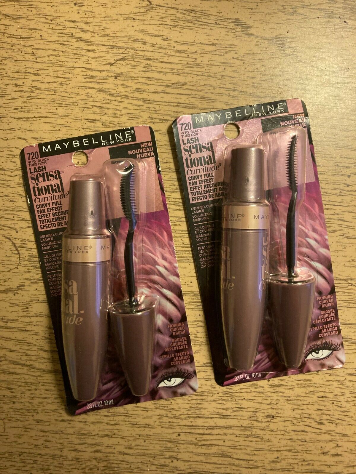 Primary image for Maybelline Lash Sensational Curvitude Mascara #720 Very Black *NEW* Lot of 2