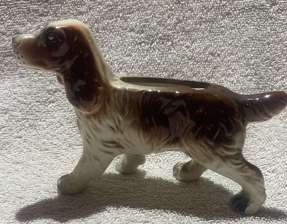 Vintage AMICO  Japan SPANIEL Dog ceramic figure (Cocker, Springer, King ... - $5.94