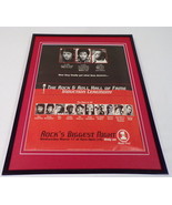 1999 Rock &amp; Roll HOF Framed ORIGINAL 11x14 Advertising Display McCartney... - £36.99 GBP