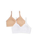 Wonder Nation Girls&#39; 2 Pack Ruched Bra, Assorted Colors Size XS - $22.21 CAD