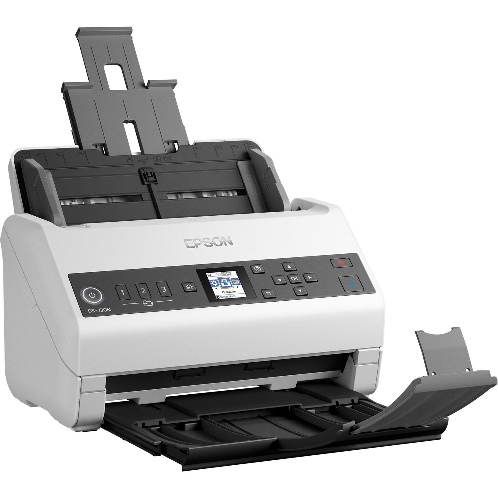 Epson DS-730N Network Color Document Scanner, 100-page Auto Document Fee... - $644.34