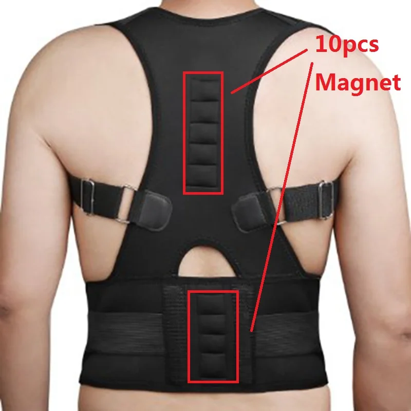 Sporting Adjustable Magnets Back Support Posture Corrector Women Men&#39;s Medical C - £42.26 GBP